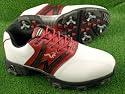 NEW WOODWORM GOLF TOUR GOLF SHOES RED/WHITE SIZE 9