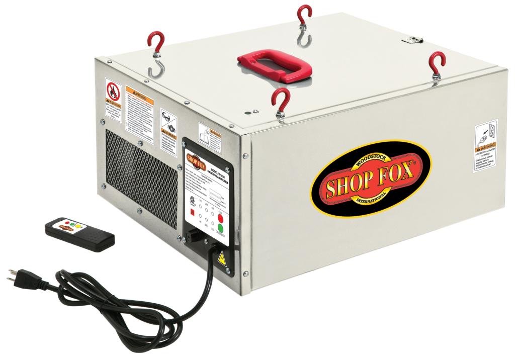 Shop Fox W1830 1/8 HP Single Phase 3Speed 260/362/409 CFM Hanging Air