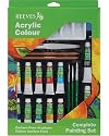 Reeves Acrylic Colour Complete Painting Set