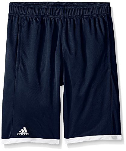 adidas Boys Court Shorts, Small, Collegiate Navy/White