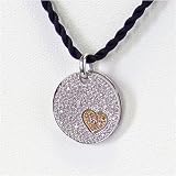 0.33 Carat 14K Rose Gold Diamond Heart Pendant