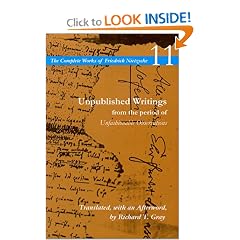 Unpublished Writings from the period of Unfashionable Observations: Volume 11 (The Complete Works of Friedrich Nietzsche)