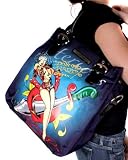 Ed Hardy - ED HARDY Kelly Purse Handbag Pin Up Girl Graphic Tattoo Purple