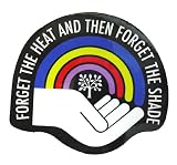 コトワザステッカー《暑さ忘れりゃ蔭忘れる/FORGET THE HEAT AND THEN FORGET THE SHADE》防水加工