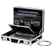 Vaultz Locking Laptop Case, 14.25 x 18 x 5 Inches, Black (VZ01216)