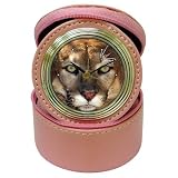 Cougar Jewelry Case Travel Alarm Clock