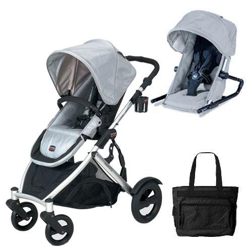 Britax B-Ready Stroller and 2nd Seat - Silver