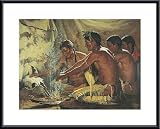 Prayer to the Spirit of a Buffalo, Art Poster by Joseph Henry Sharp