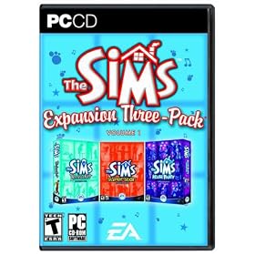 The Sims Triple Expansion Collection Vol 1: Windows XP: Video Games