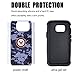 S7 Active Case, Galaxy S7 Active Cases, UrSpeedtekLive [Shock Absorption] Dual Layer Heavy Duty Protective Silicone Plastic Cover Case for Samsung Galaxy S7 Active - Navy Camouflage
