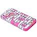 Mybase-Elegant Flowers 3in1 Hybrid High Impact Bumper Hard Back Case Cover Fit For Apple iPhone 5c 5C