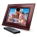 JWIN JP177 7-Inch Digital Photo Viewer with Wooden Face