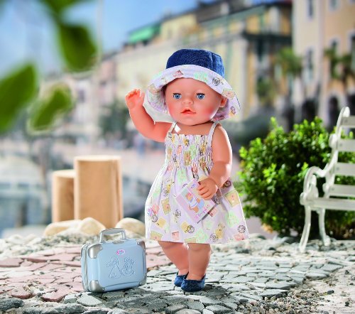 Zapf Creation 808214 - Baby Born Ich-mach-Urlaub de luxe Set