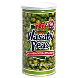 Hapi Wasabi Green Pea Snack, 9.9-Ounce Canister (Pack of 4)