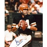 Ken Anderson Autographed Cincinnati Bengals (Black Jersey Throwback) 8x10 Photo
