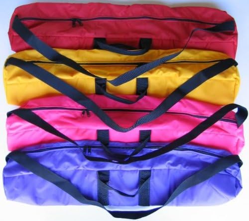 Black Student Twirling Baton Bag Case with Shoulder Strap - Majorette, Color Guard, Twirler Gift