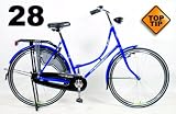 Hollandrad, 28 Zoll, blau, Damenrad, Omafiets, Damenfahrrad, Nagelneu