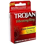 Trojan Extra Intense Vibrating Ring with Latex Condom (Pack of 3)