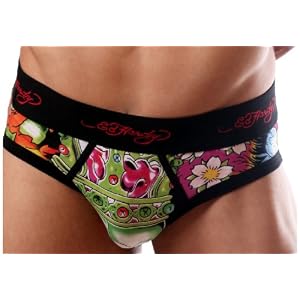 Ed Hardy Men's Exploding Collage! - Eh4072Hb