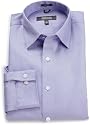 Kenneth Cole Reaction Men's Spread Collar Tonal Solid Woven Shirt