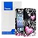 Insten Heart with Butterfly Snap-On Case for Apple iPhone 4/4S - Retail Packaging - Multi