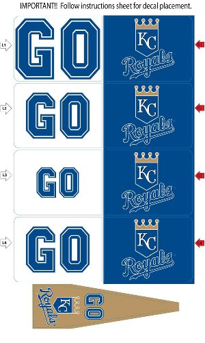 Kansas City Royals Animated 3-D Auto Spin-Flags