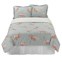 Simply Shabby Chic Hydrangea Rose Duvet Set - Full/Queen