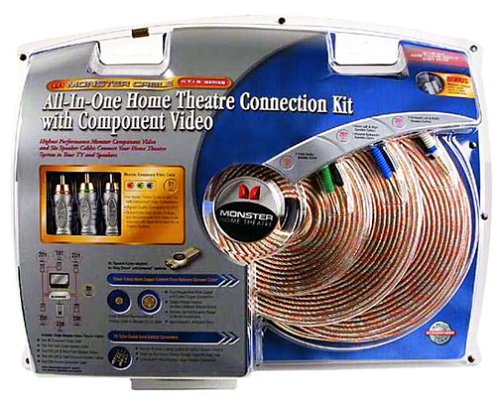 Electronics: Monster Cable HTIB CV KIT Home Theater in a Box Component Video/Surround Sound Connection Kit