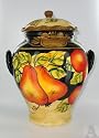 Black Fruit Ceramic Cookie Jar Candy