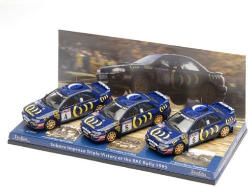1:43 Trofeu Subaru Impreza 1995 Triple Car Set