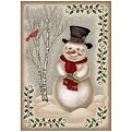 Snow Day Rug - Snowman (Rectangle)