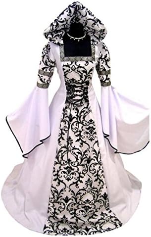 May Satsuki Victorian Renaissance Gothic Wedding Dress Vampire Cosplay Costume (S)