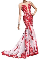 Sleeveless Tulle Bateau Neck 2015 Lace Applique Evening Dress 