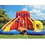 Super Slide Party Inflatable Double Waterslide - Tunnel - Hoop - Cannon!