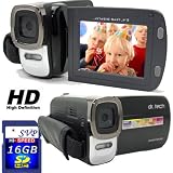 HDDV5520(with 16GB card) Black 5MP 2.4-inch LCD Digital Camcorder/Camera