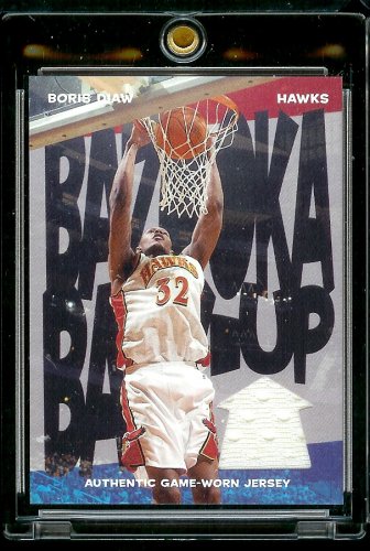 2002-03 Topps Ten Jermaine O'Neal Game Worn Warm Up Inidana Pacers Basketball Card - Mint Condition - Shipped In Protective Display Case!
