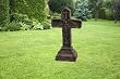 Vampire bat statue Gothic Cross sculpture Halloween New