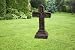 Vampire bat statue Gothic Cross sculpture Halloween New