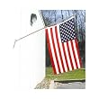 Telescopic US Flag Pole Kit with Adjustable Bracket Telescopic US Flag Pole Kit with Adjustable Bracket