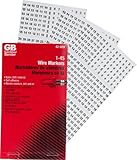 Gardner Bender 42-029 Wire Marker Booklet, 1-45; 10/Ea per book