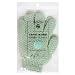 Earth Therapeutics Hydro Exfoliating Gloves, Jade, 1 pair (Pack of 4)