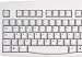 Ivory White Italian USB Computer Keyboard
