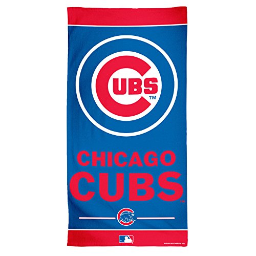 MLB Chicago Cubs Fiber Beach Towel, 30 x 60