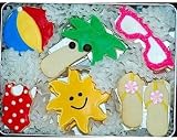 A Day at the Beach Hand-Decorated Sugar Cookies