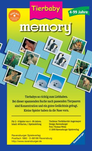 Imagen 2 de Ravensbuger 23013- Viaje de memoria: Los animales y sus crías (versión alemana)