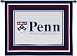 Univ of Penn Logo Wall Hanging - 34 x 26 Wall Hanging - Pennsylvania Quakers