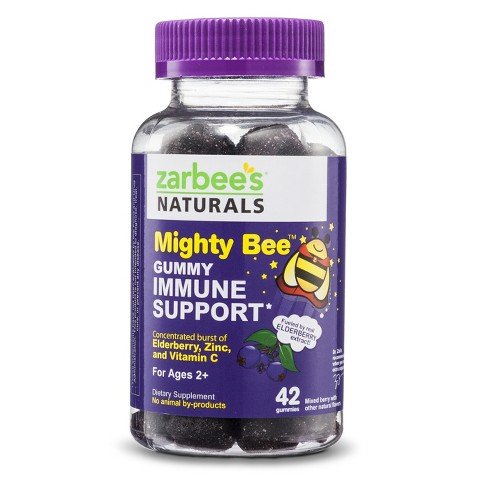 Zarbee's Naturals Children's Mighty Bee Gummy Immune Support Berry - 42 Count