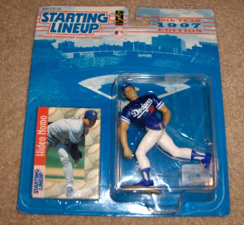 MLB Action Figure: 1997 Hideo Nomo MLB Starting Lineup-MLB Action Figure-MLB Figures-Major League Baseball Action Figures-Major League Baseball  Figures-Baseball Action Figures