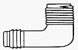Tools & Hardware : FUNNY PIPE MALE ELL 3/8X M 3/4