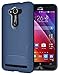 TUDIA Full-Matte ARCH TPU Bumper Protective Case for Asus ZenFone 2 Laser 5.5 Inch (ZE550KL) [Not For ZE601KL 6.0 Inch] (Blue)